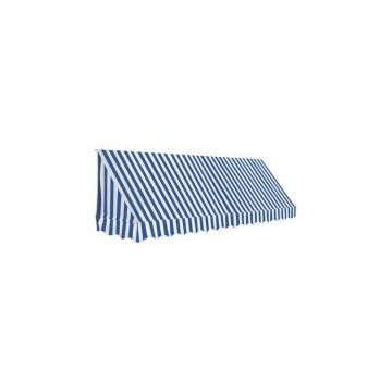 Copertina de bistro, albastru si alb, 350 x 120 cm
