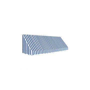 Copertina de bistro, albastru si alb, 400 x 120 cm