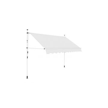 Copertina retractabila, actionare manuala, 250 cm, crem