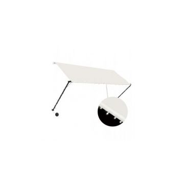 Copertina retractabila cu led, crem, 250 x 150 cm