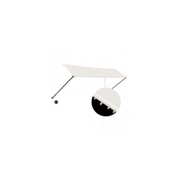 Copertina retractabila cu led, crem, 350 x 150 cm