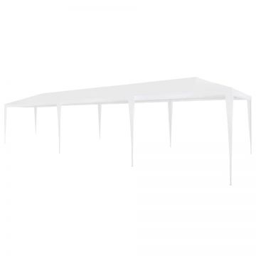 Cort de petrecere, alb, 3 x 9 m, PE