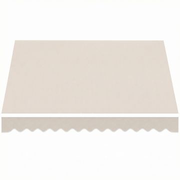 Outsunny Material de Înlocuire pentru Cort Retractabil, Poliester UV 50+, 3.5x2.5 m, Crem, pentru Balcon, Terasă, Grădină, 337x250 cm | Aosom Romania