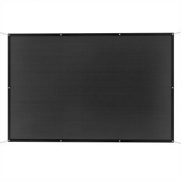 Outsunny Voal de umbră rectangular 3 x 2 m voal de umbră cu protecție UV pentru terasă balcon exterior balcon, negru | Aosom Romania